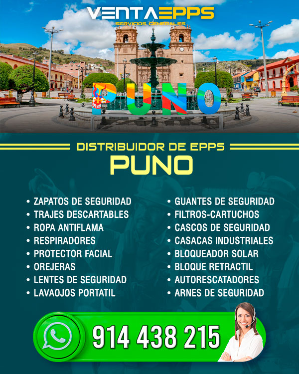  VENTA DE EPPS PUNO, DISTRIBUIDORES EN VENTA DE EPP EN PUNO 