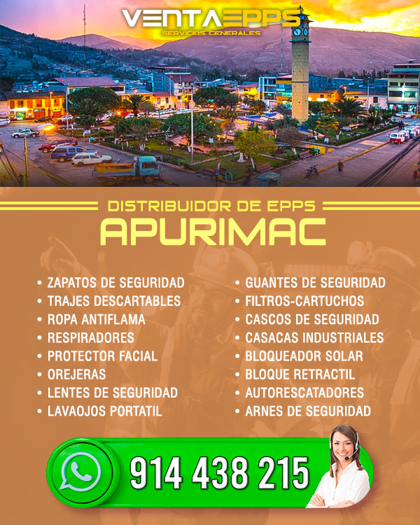  VENTA DE EPPS APURIMAC, DISTRIBUIDORES EN VENTA DE EPP EN APURIMAC 