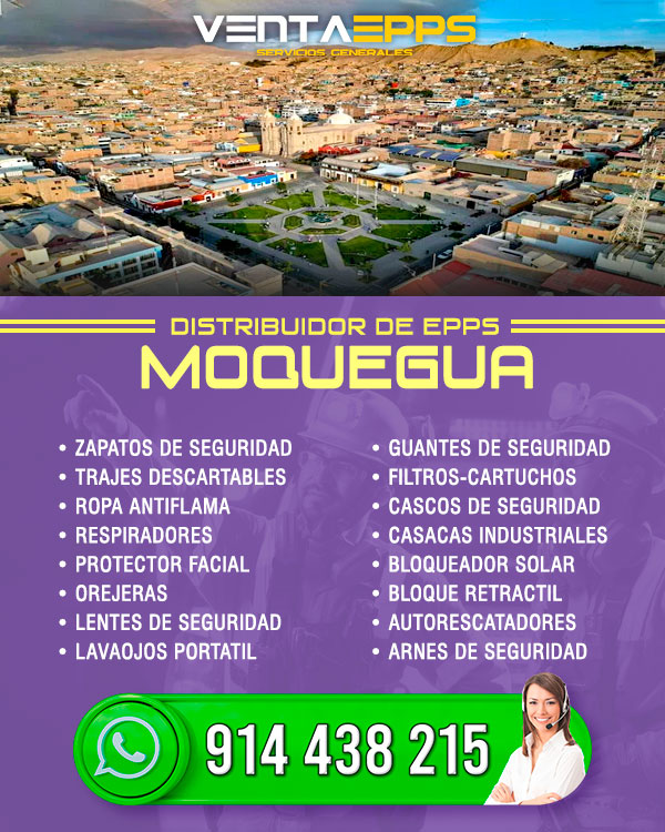  VENTA DE EPPS MOQUEGUA, DISTRIBUIDORES EN VENTA DE EPP EN MOQUEGUA 
